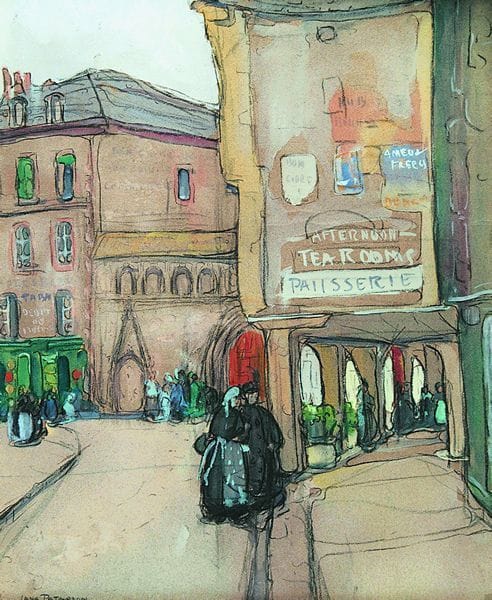 Artwork Title: Parisian Street Scene