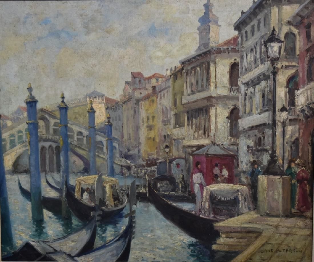 Artwork Title: A Venice Canal