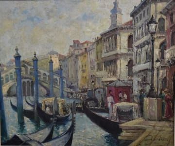 Artwork Title: A Venice Canal