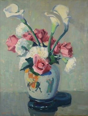 Artwork Title: Roses and Lilies