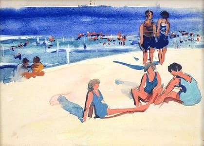 Artwork Title: Kansas Beach Scene