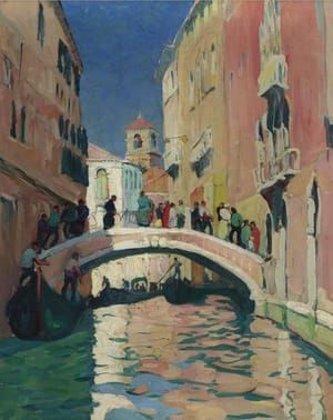 Artwork Title: Venetian Canal