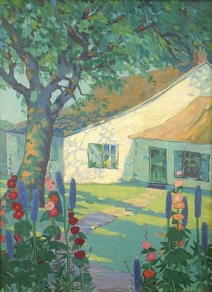 Artwork Title: Cottage Flower Garden