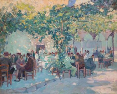Artwork Title: Outdoor Café, Constantinople