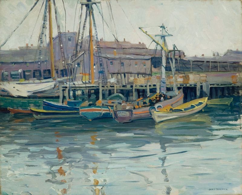 Artwork Title: Fishing Boats at Gloucester