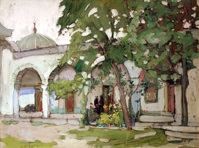 Artwork Title: Garden in Constantinople