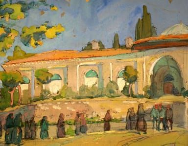 Artwork Title: The Green Mosque, Bursa