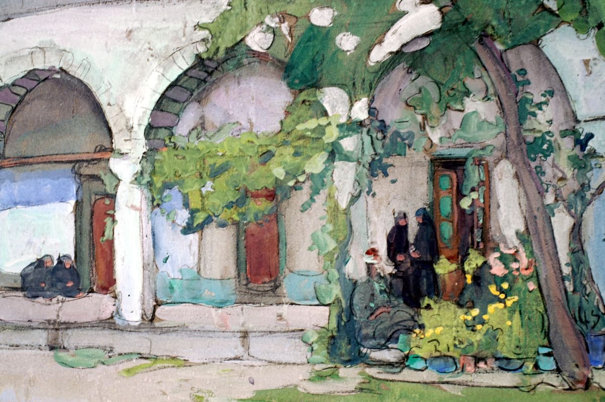 Artwork Title: Garden in Constantinople