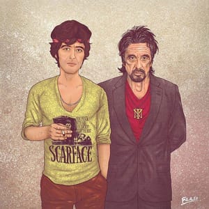 Artwork Title: Yo & Mi Otro Yo. (Me & My Other Me), Al Pacino