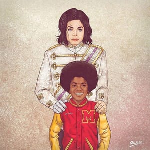 Artwork Title: Yo & Mi Otro Yo. (Me & My Other Me) Michael Jackson