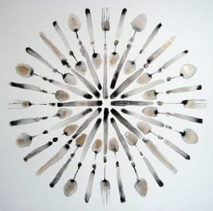 Artwork Title: Cutlery Spin 7