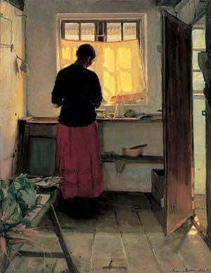 Artwork Title: Girl in the Kitchen