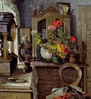 Artwork Title: Interior with Bunch of Flowers