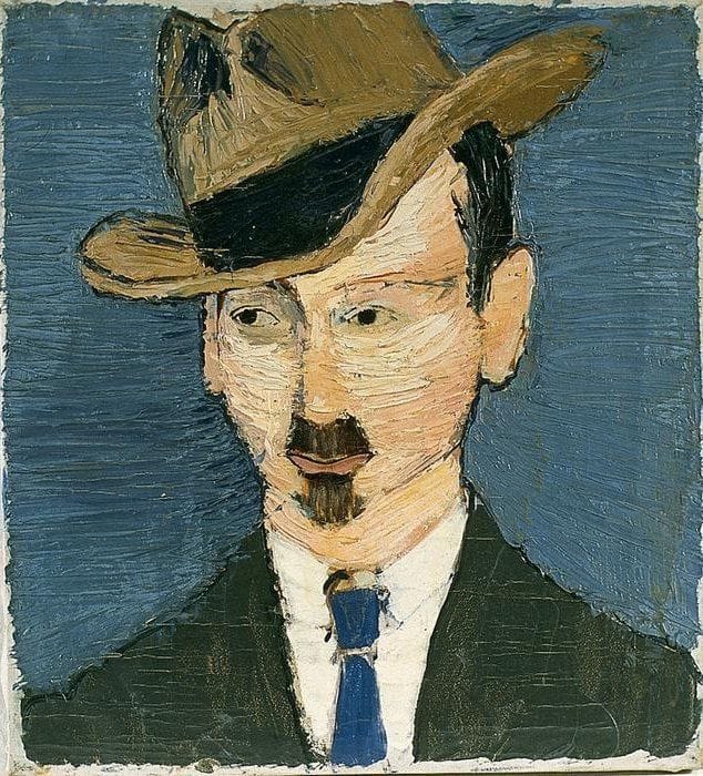 Artwork Title: Portrait of a Man with Moustache and Hat