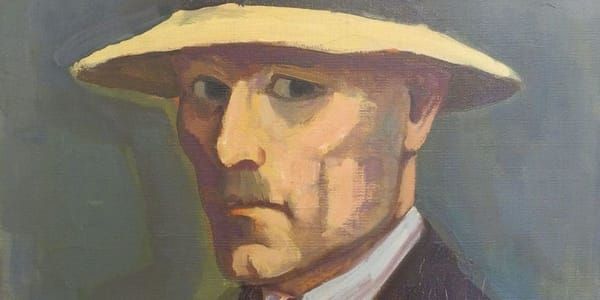 Artwork Title: Self-portrait (Detail)