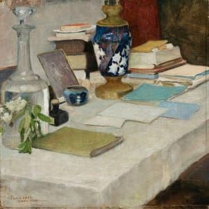Artwork Title: Still Life with Books