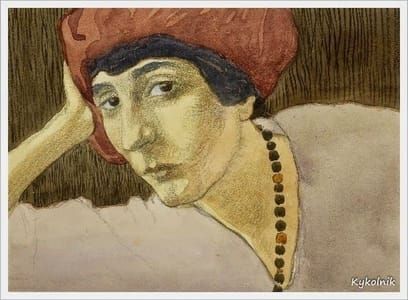 Artwork Title: Portrait of a Woman with a Red Cap