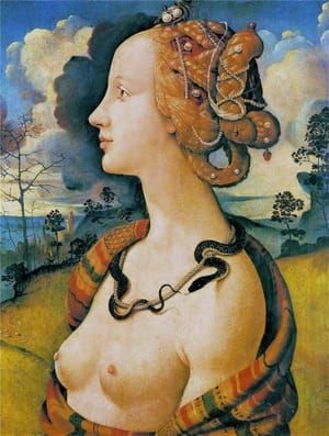 Artwork Title: Portrait of Simonetta Vespucci in the image of Cleopatra