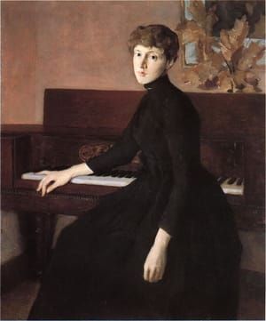 Artwork Title: At the Piano