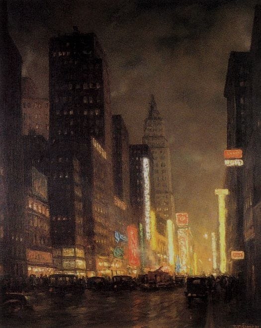 Artwork Title: New York by Night