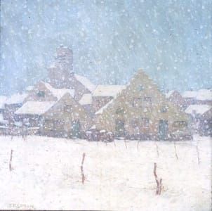 Artwork Title: Brugge in the Snow