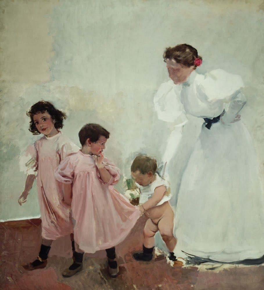 Artwork Title: My Wife and Children