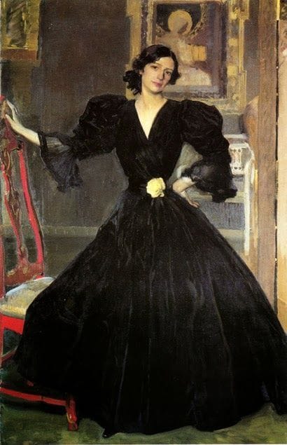 Artwork Title: Clotilde in a Black Dress