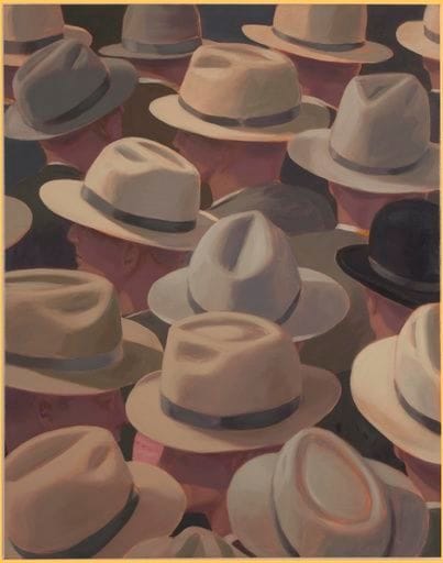 Artwork Title: Hats with Pink Slip