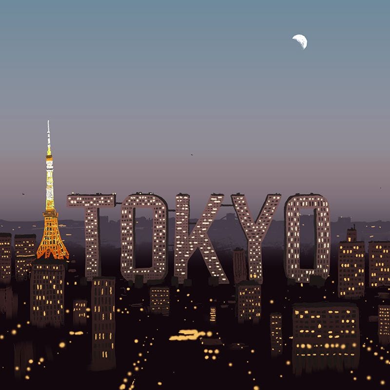Artwork Title: Tokyo citytype