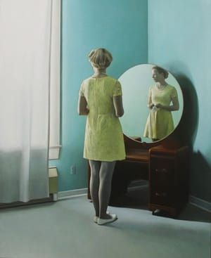 Artwork Title: Round Mirror