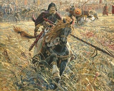 Artwork Title: Победа Пересвета - The Victory of Peresvet