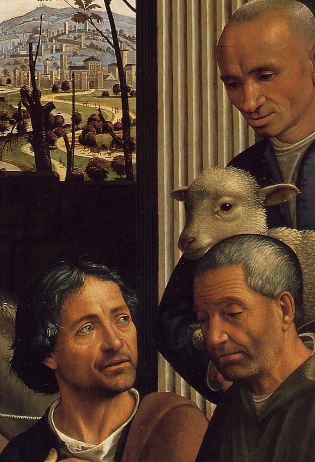 Artwork Title: Adoration of The Shepherds (Détail)
