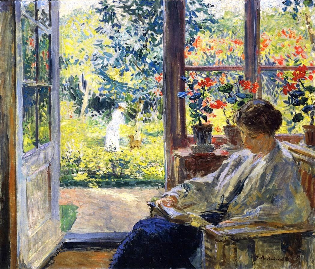 Artwork Title: Woman Reading by a Window