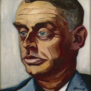Artwork Title: Portrait of art critic Albert Plasschaert