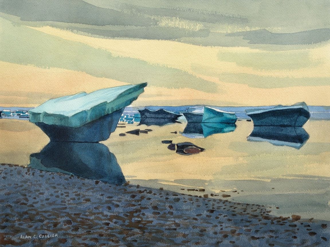 Artwork Title: Shore Ice at Grise Fiord