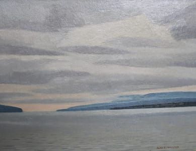 Artwork Title: Rain, Teslin Lake