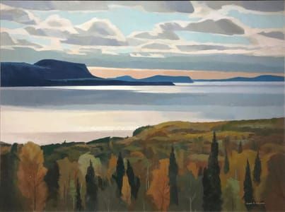 Artwork Title: Across Nipigon Bay