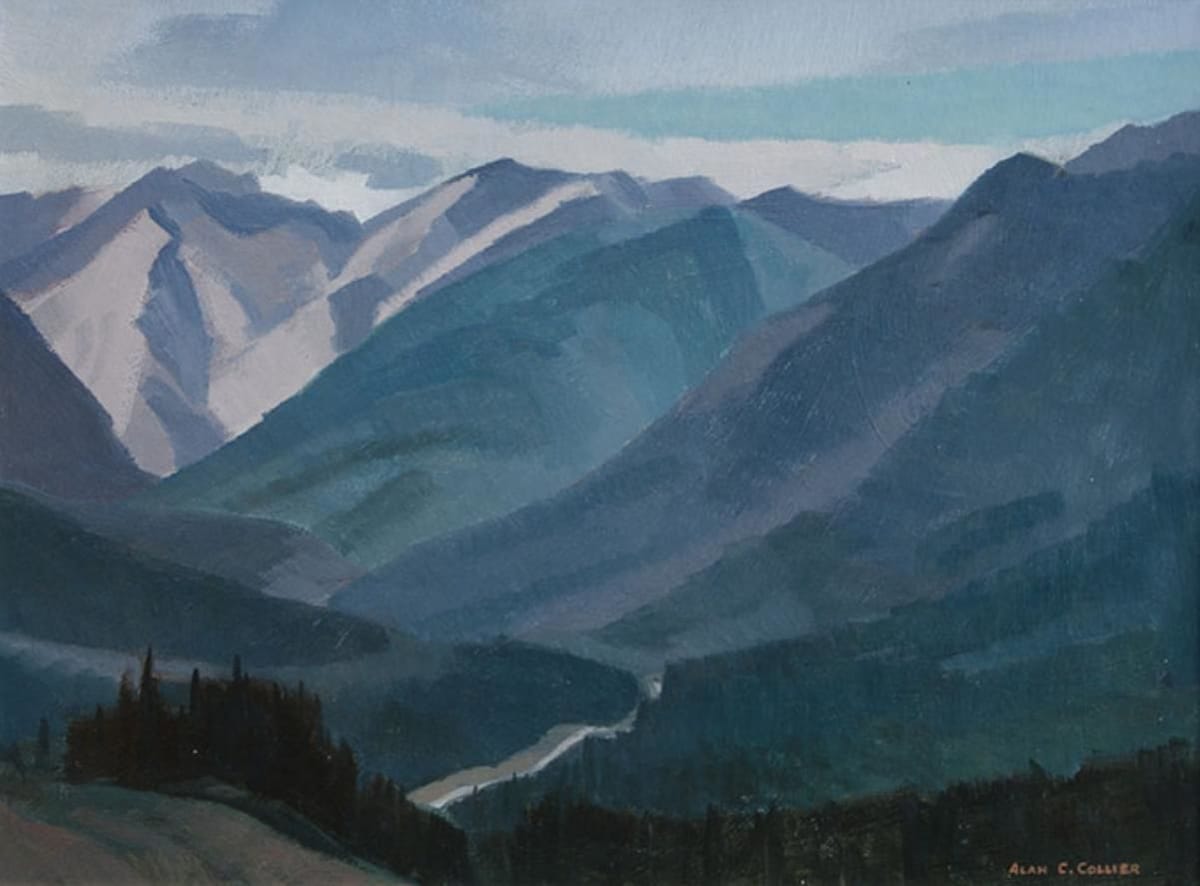 Artwork Title: Valley of Trout River, BC & Alaska Hwy