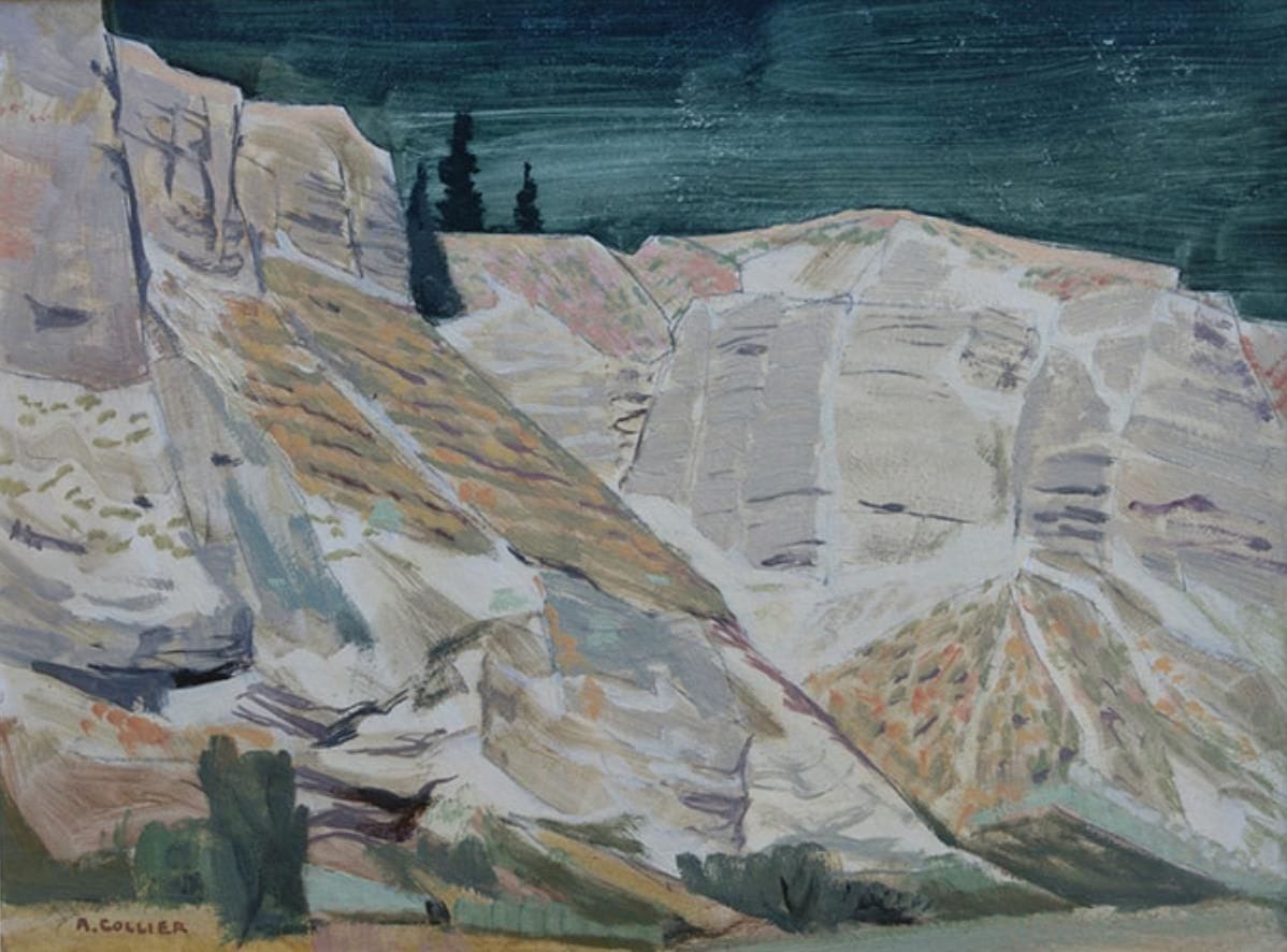 Artwork Title: Okanagan Cliffs