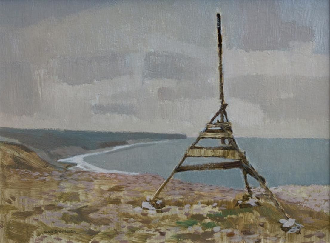 Artwork Title: Onshore Marker, Straits of Belle Isle, Nfld