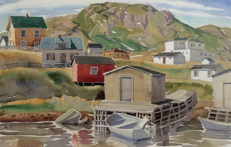 Artwork Title: Gillis Port, Newfoundland