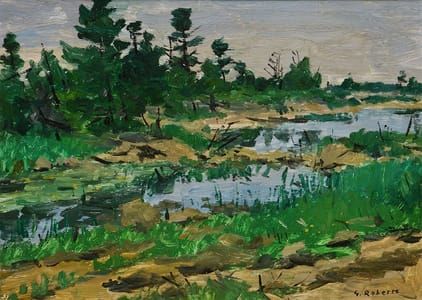 Artwork Title: Pools and Pines