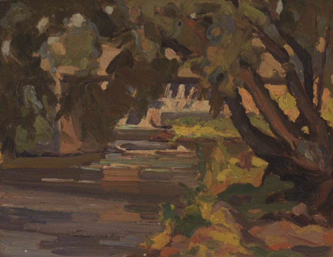 Artwork Title: Beech Tree Over the River