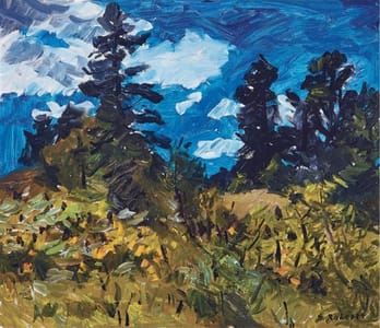 Artwork Title: Pine Trees in Summer