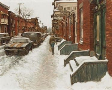 Artwork Title: Winter, Henri Julien Street