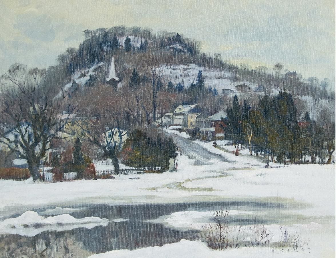 Artwork Title: Village in Winter
