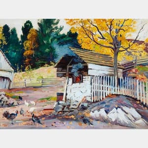 Artwork Title: Farm in Autumn