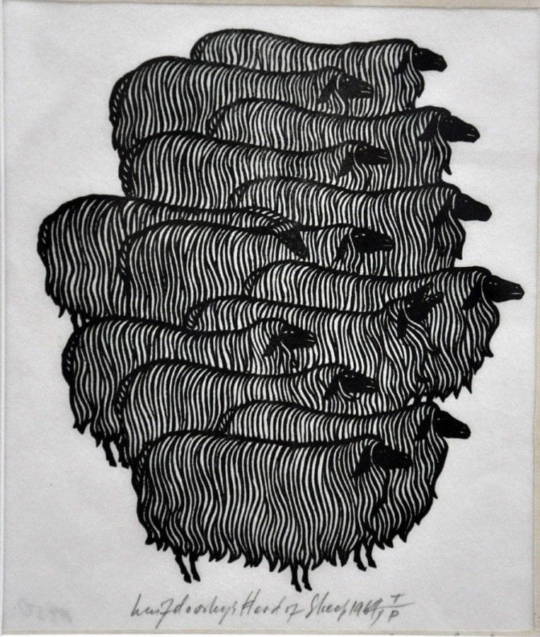 Artwork Title: Herd of Sheep