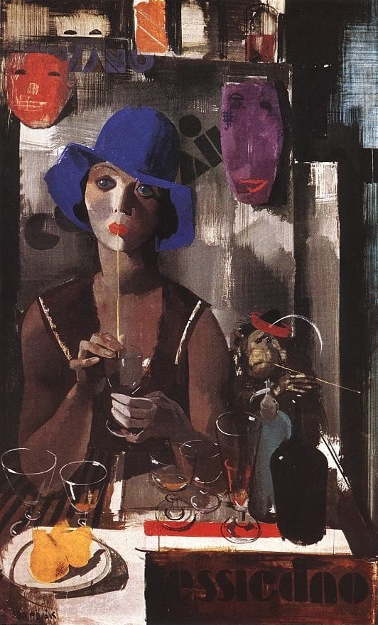 Artwork Title: Woman with Blue Hat
