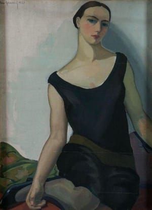 Artwork Title: Young Woman Sitting